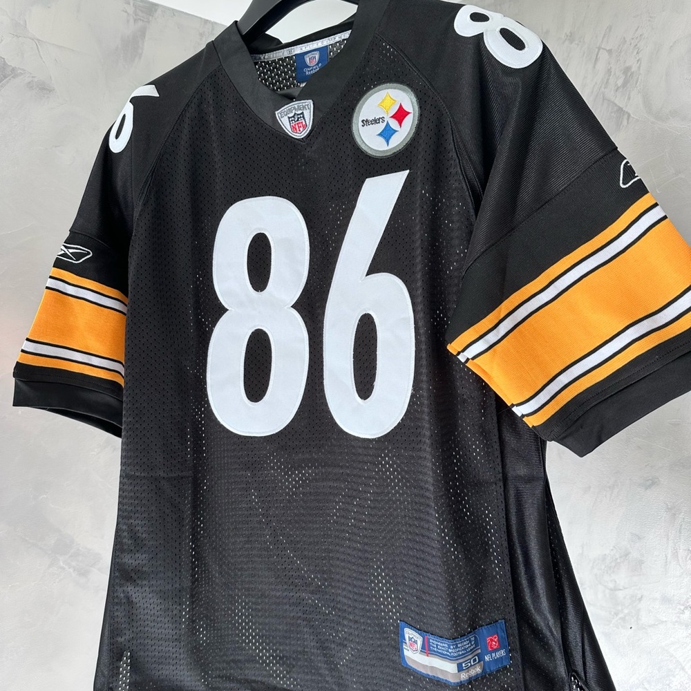 Steelers NFL On Field Reebok Jersey - Hines Ward #86 autographed on back